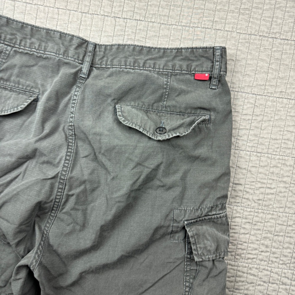 Levis Mens 34 Cargo Shorts Gray Ripstop 9" Utility Skater Casual Streetwear - Picture 5 of 12